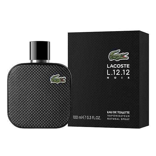 Lacoste Black Eau De Noir Men's EDT Spray 3.3 Oz