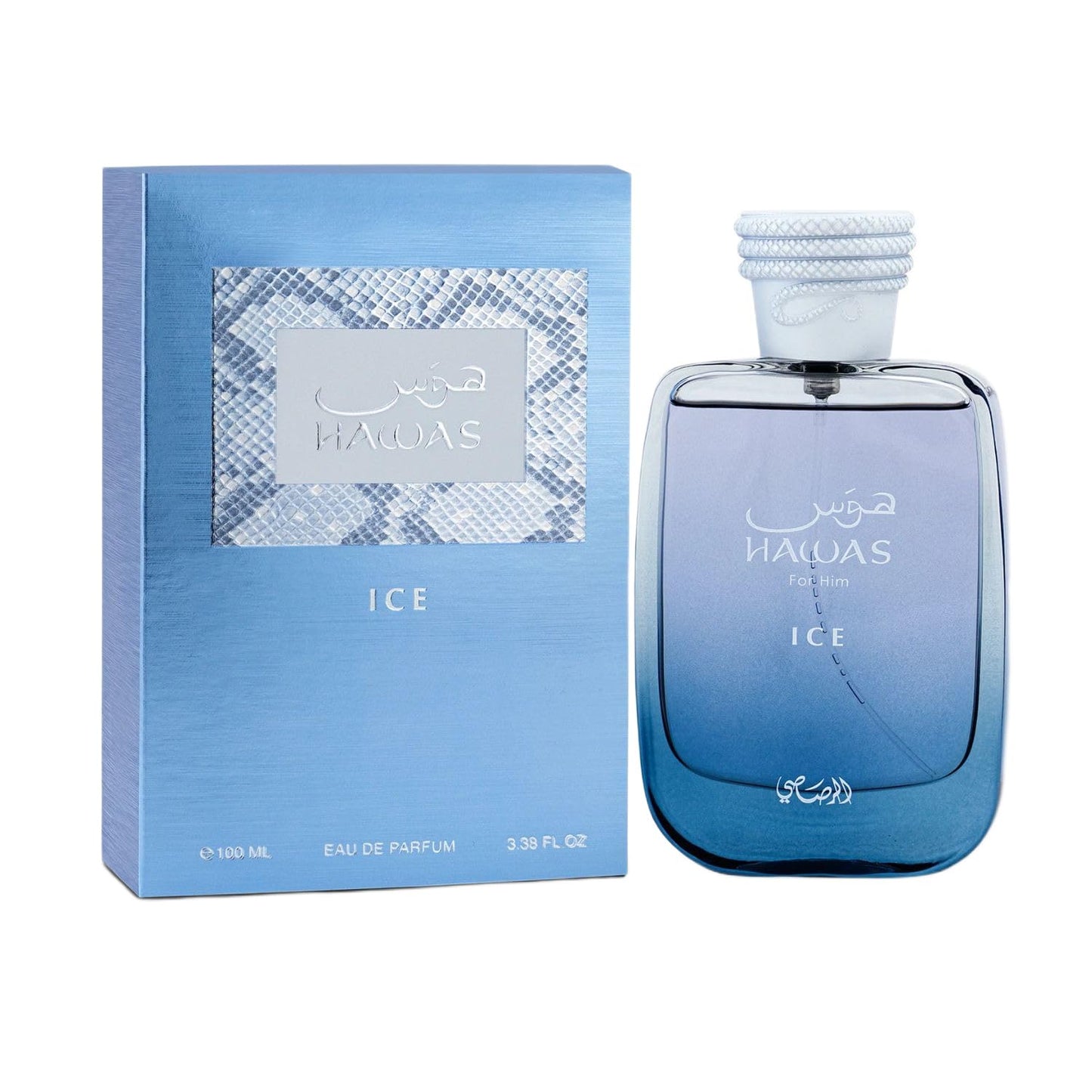 Rasasi Hawas Ice Men's EDP Spray 3.3 Oz