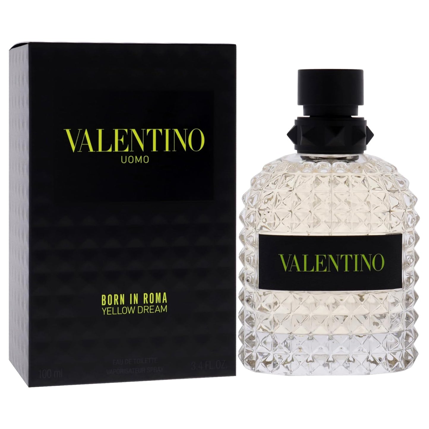 Valentino Uomo Born In Roma Yellow Dream Men's EDP Spray 3.4 Oz