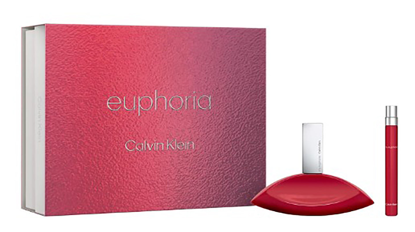 Calvin Klein My Euphoria 2-Piece Gift Set for Women – 3.4 oz EDP, 0.33 oz EDP