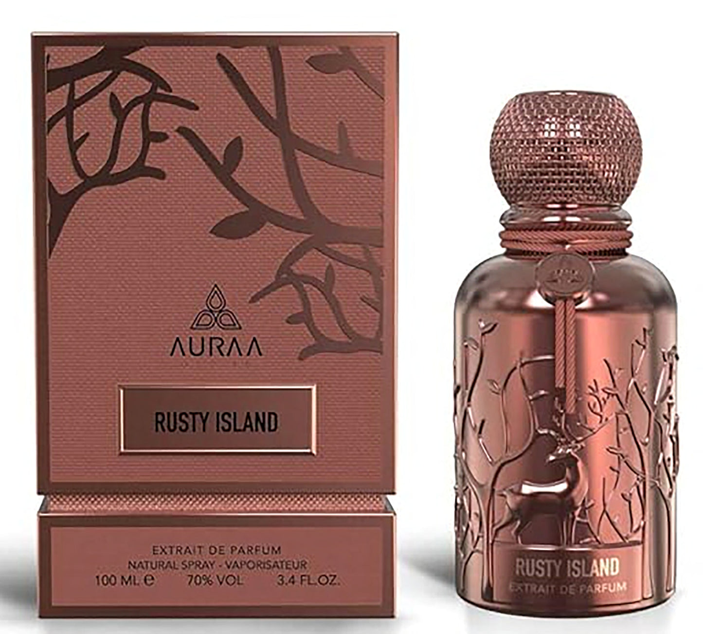 Auraa Desire Rusty Island Edp 3.4 Oz Spray