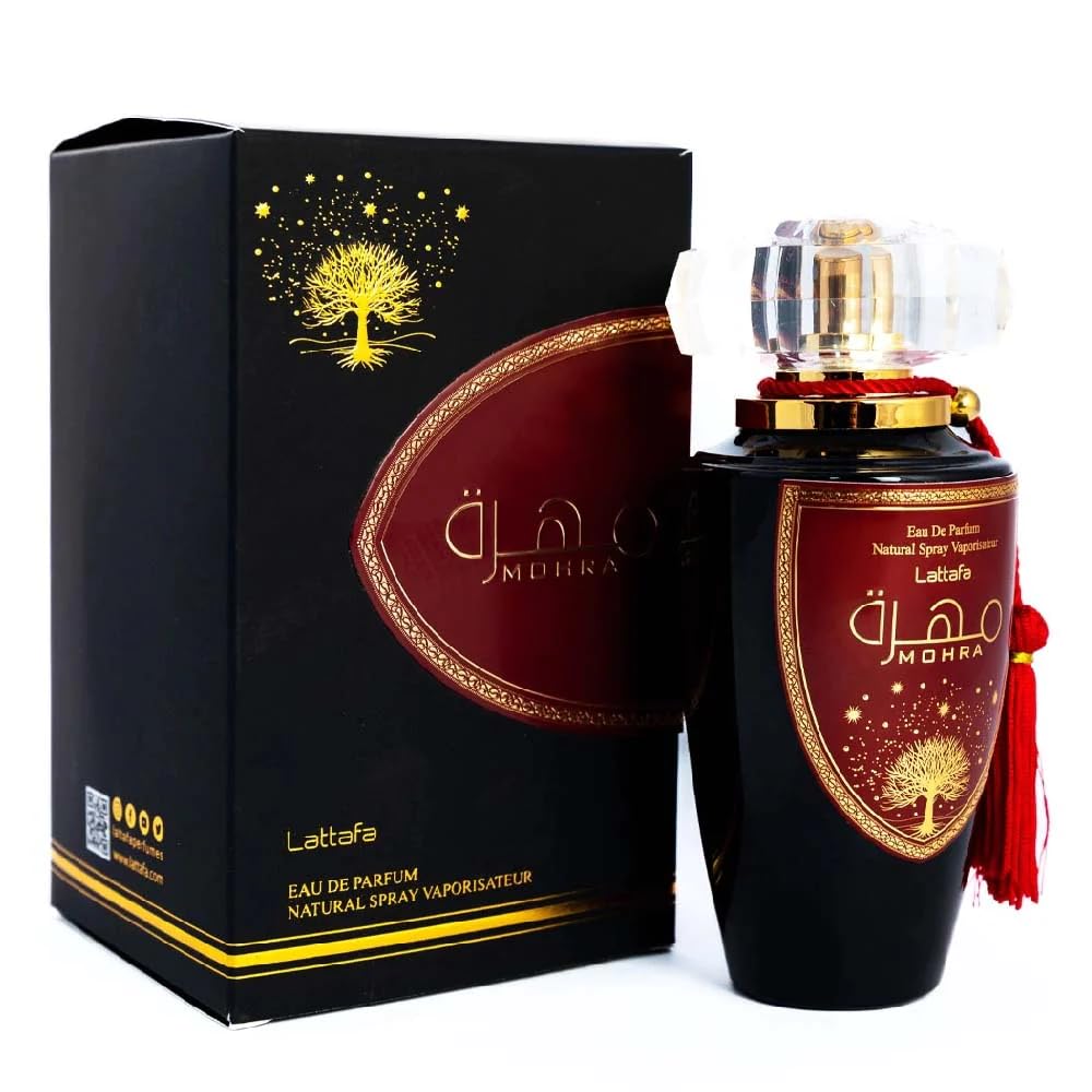 Lattafa Perfumes Mohra for Unisex EDP Spray, 3.4 Oz