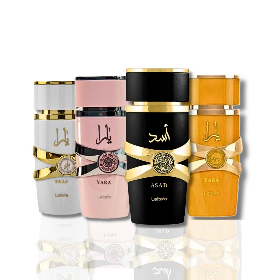 Lattafa Yara 4 Pcs Set-Yara, Mois, Tous, Candy 25 ml x 4