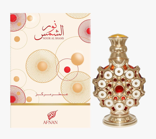 Afnan Unisex Noor Al Shams Concentrated Perfume Oil EDP 0.68 oz