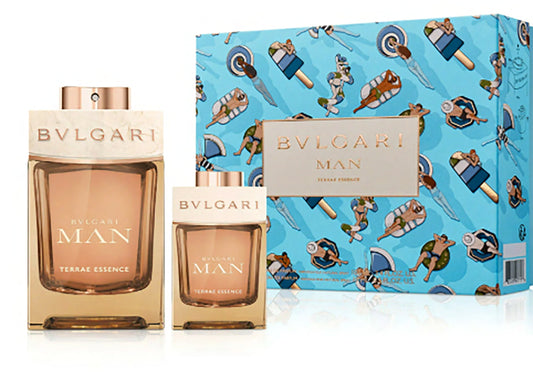 Bvlgari Man Terrae Essence Set Edp 3.4 Oz + Edp 0.5 Oz
