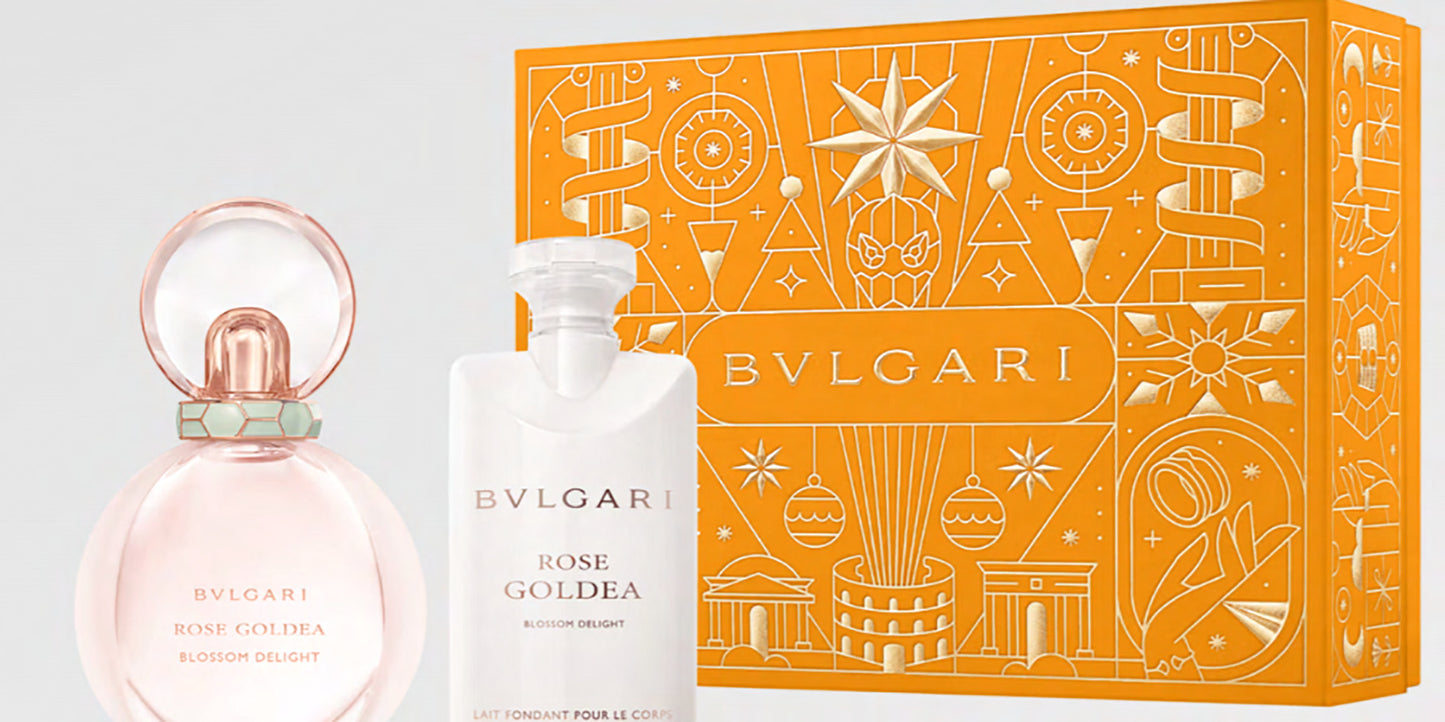 Bvlgari Rose Goldea Blossom Delight Edp 1.7 Oz + Body Milk 2.5 Oz Women Set