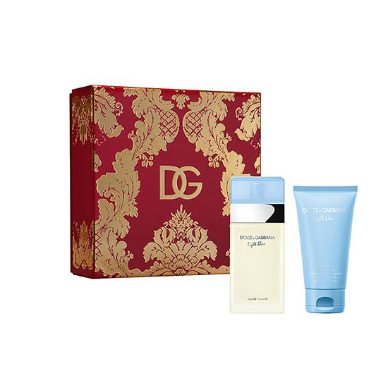 Dolce & Gabbana Light Blue 2-Piece Gift Set for Women – 1.6 oz EDT, 1.7 oz Body Cream